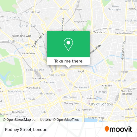 Rodney Street map
