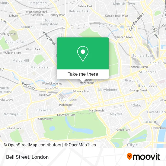 How to Get to Bell Street in Lisson Grove by Tube, Train or Bus?
