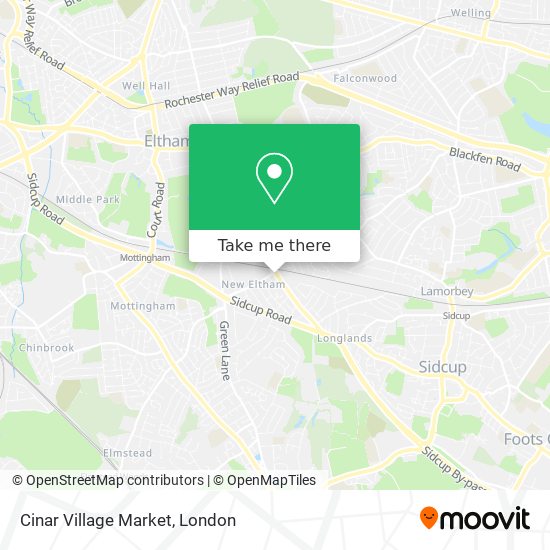Cinar Village Market map
