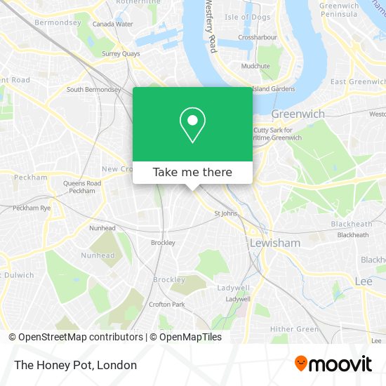 The Honey Pot map