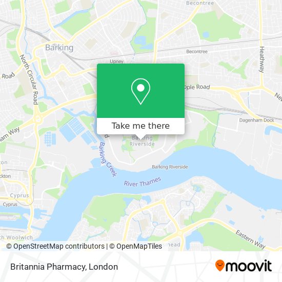 Britannia Pharmacy map