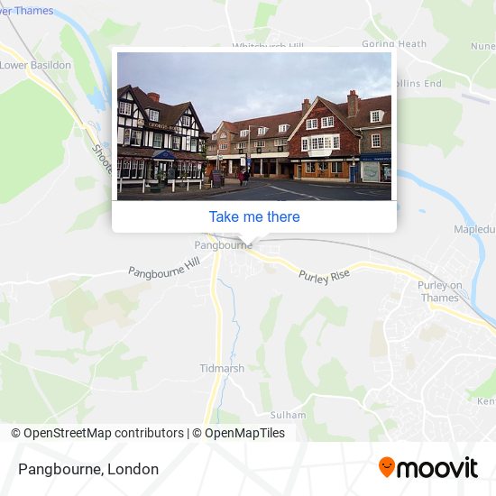 Pangbourne map