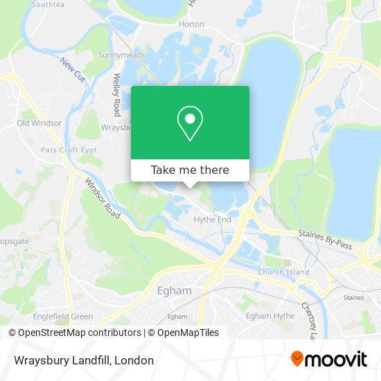 Wraysbury Landfill map