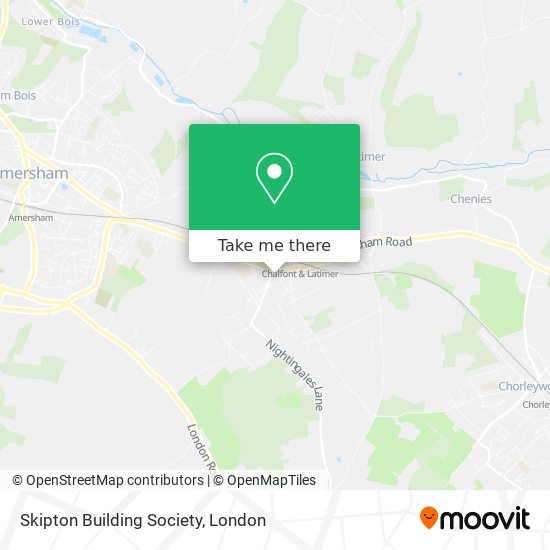 Skipton Building Society map