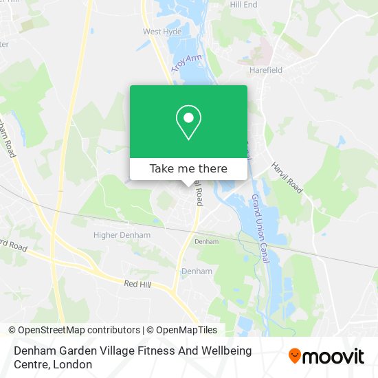 Denham Garden Village Fitness And Wellbeing Centre map