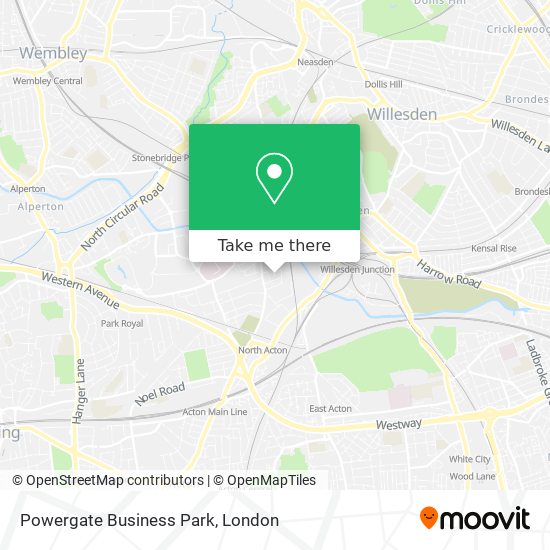 Powergate Business Park map