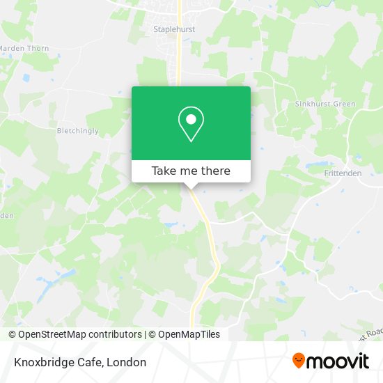 Knoxbridge Cafe map