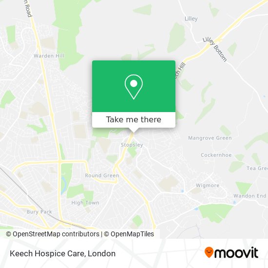 Keech Hospice Care map