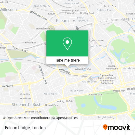 Falcon Lodge map