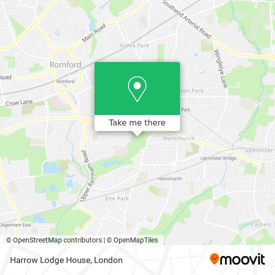 Harrow Lodge House map