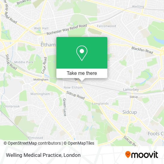 Welling Medical Practice map