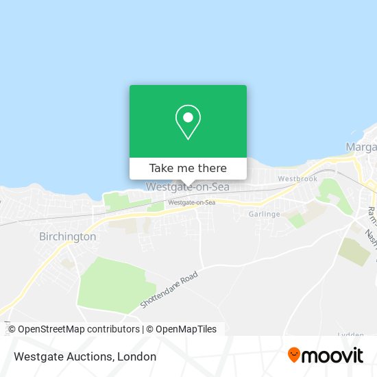 Westgate Auctions map