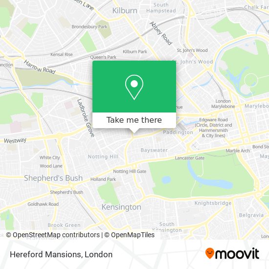Hereford Mansions map