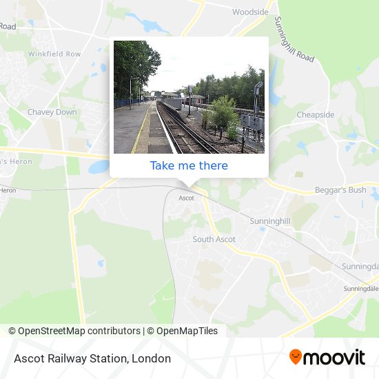 Ascot Railway Station map