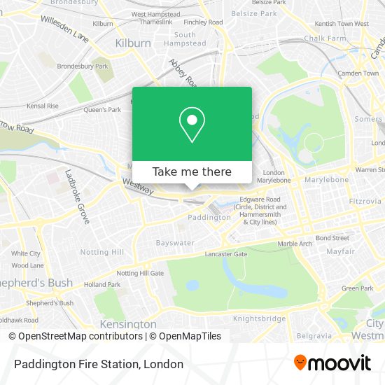 Paddington Fire Station map