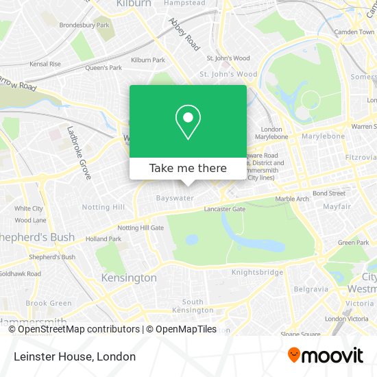 Leinster House map