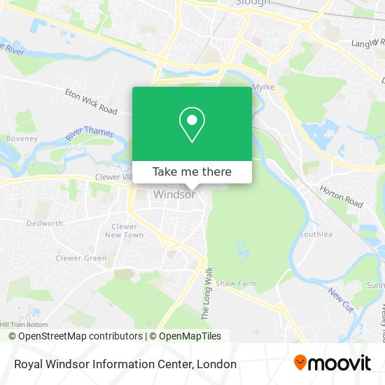 Royal Windsor Information Center map