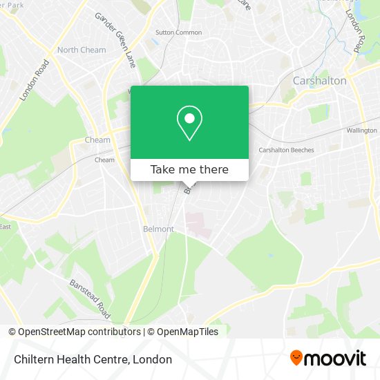 Chiltern Health Centre map