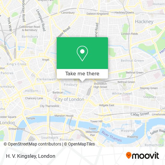 H. V. Kingsley map