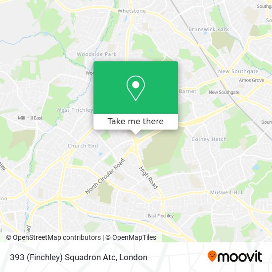 393 (Finchley) Squadron Atc map