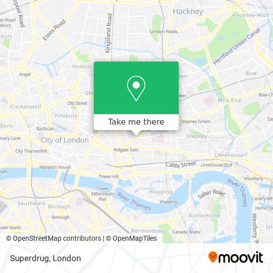 Superdrug map