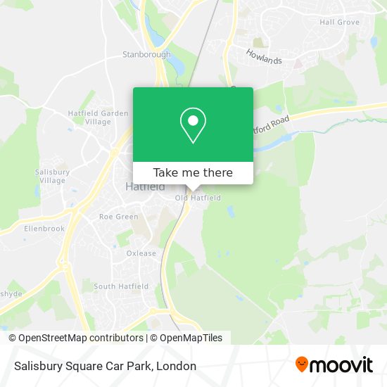 Salisbury Square Car Park map