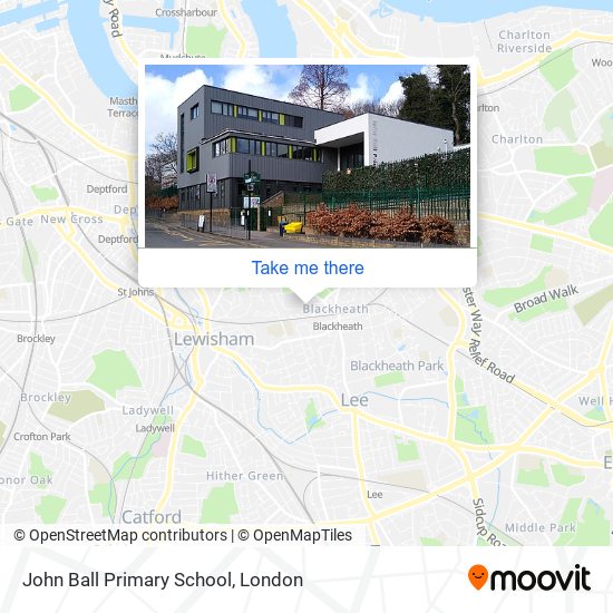John Ball Primary School map