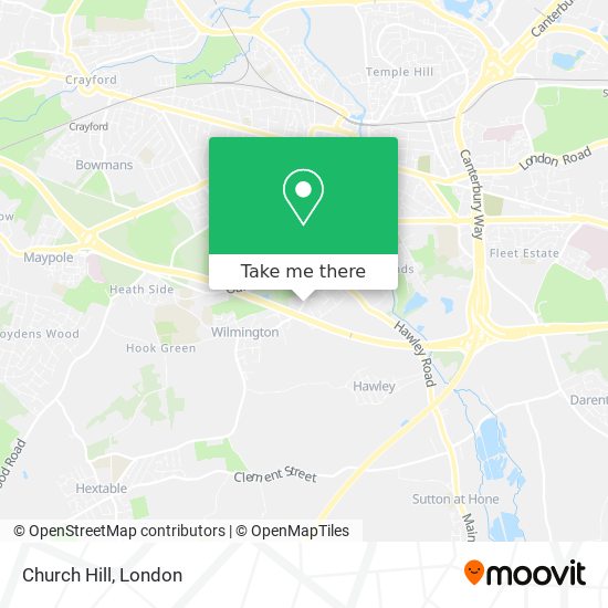 Church Hill map