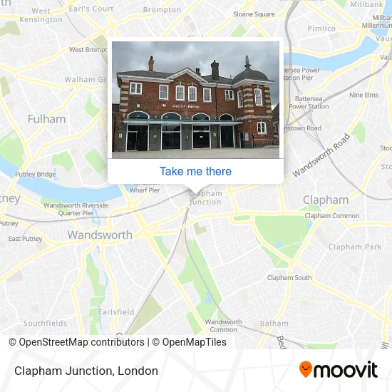 Clapham Junction map