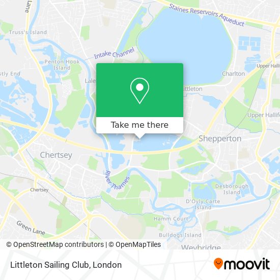Littleton Sailing Club map