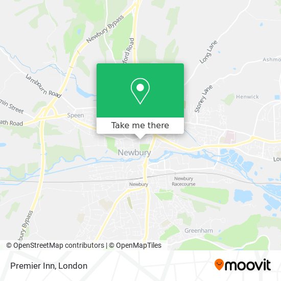 Premier Inn map