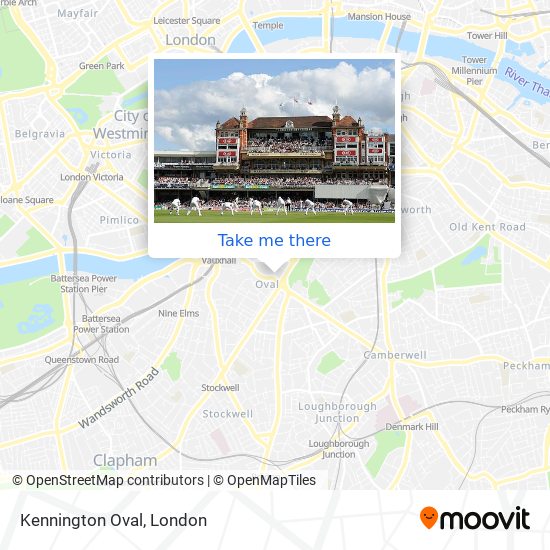 Kennington Oval map