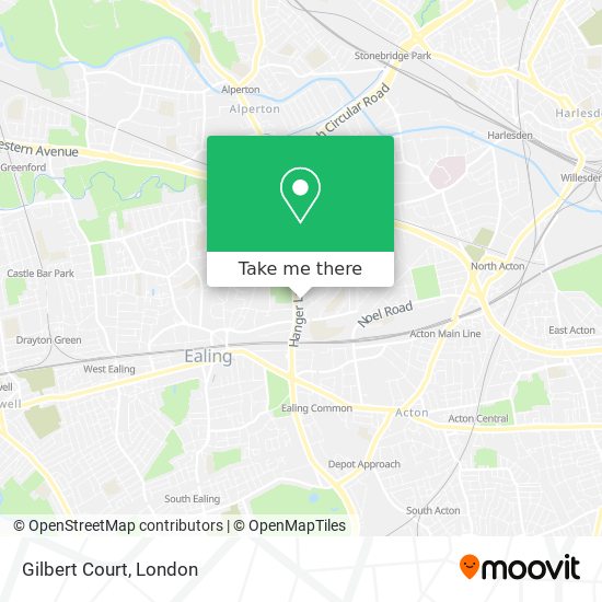 Gilbert Court map