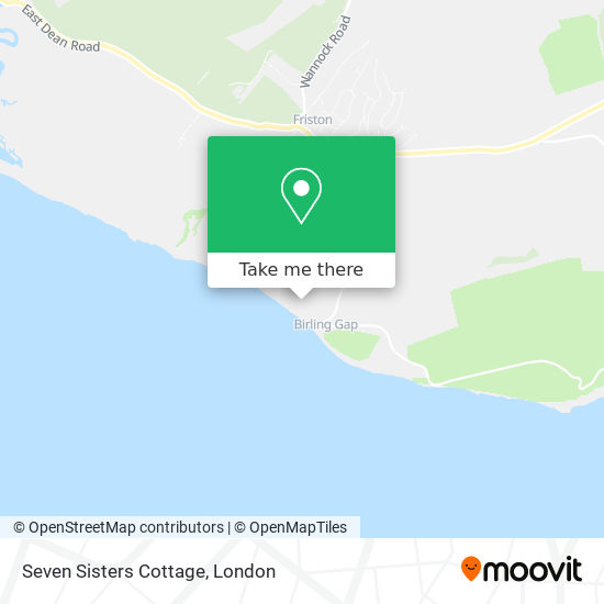 Seven Sisters Cottage map