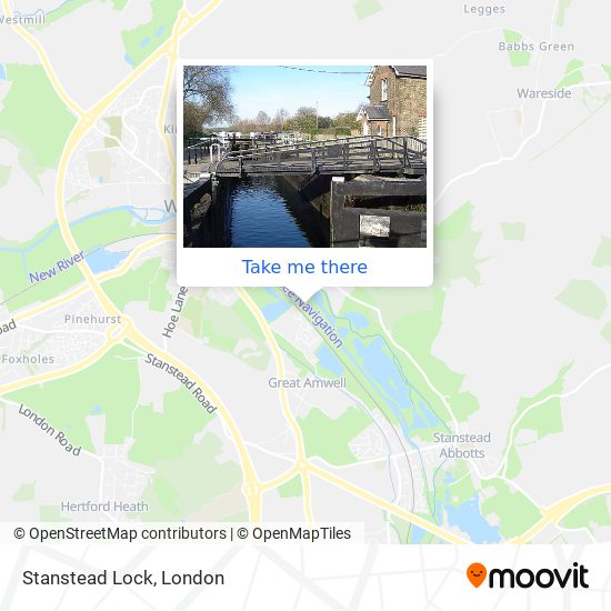 Stanstead Lock map
