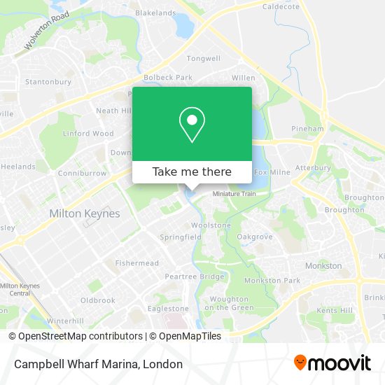 Campbell Wharf Marina map