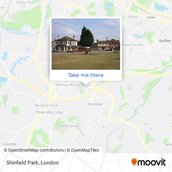 Shinfield Park map