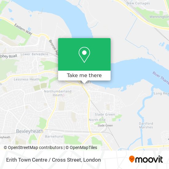 Erith Town Centre / Cross Street map
