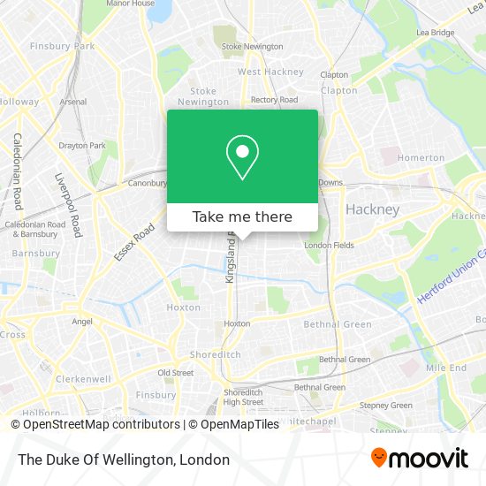 The Duke Of Wellington map