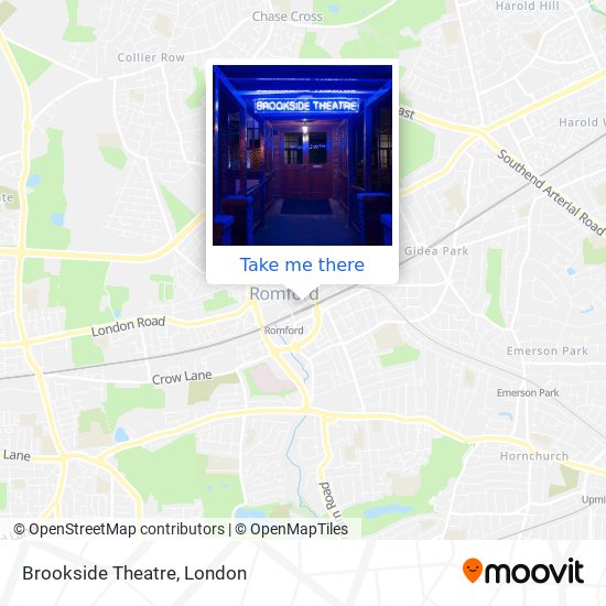 Brookside Theatre map