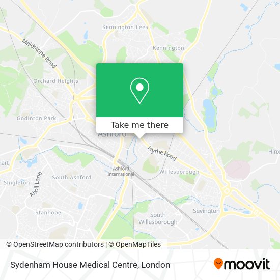 Sydenham House Medical Centre map