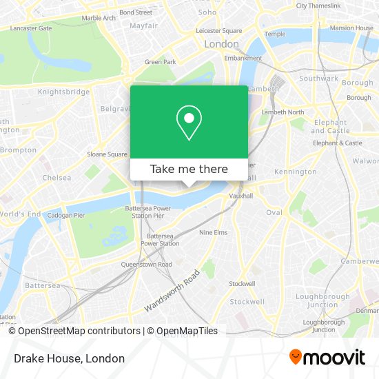 Drake House map