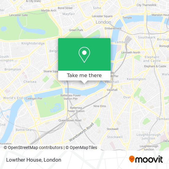 Lowther House map