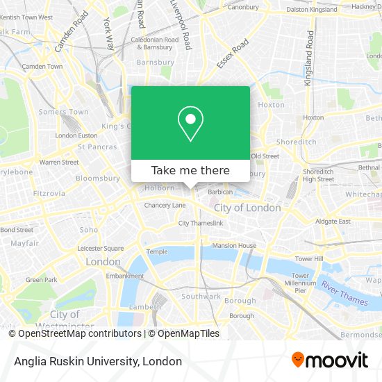 Anglia Ruskin University map