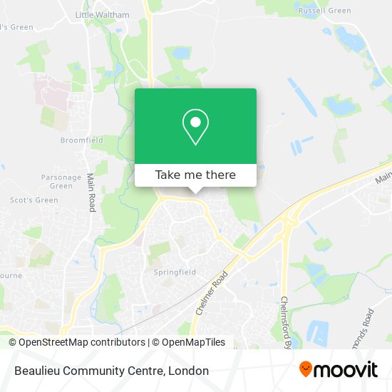 Beaulieu Community Centre map