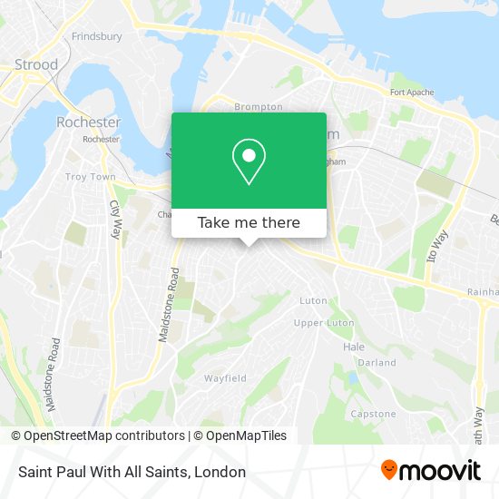 Saint Paul With All Saints map