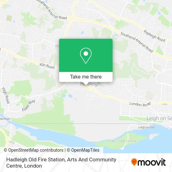 Hadleigh Old Fire Station, Arts And Community Centre map