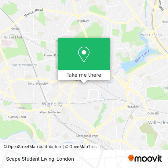 Scape Student Living map