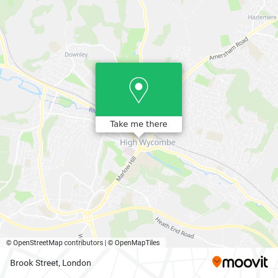 Brook Street map
