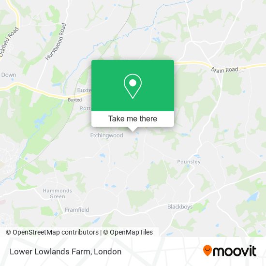 Lower Lowlands Farm map